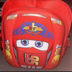 Disney Red and Yellow Lightning McQueen Bag